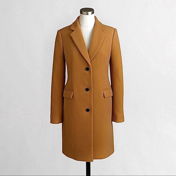 J. Crew Jackets & Blazers - J Crew Wool Topcoat in Heather Camel 8